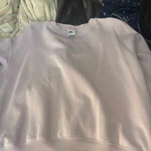 lilac nike women’s crew sweatshirt size small